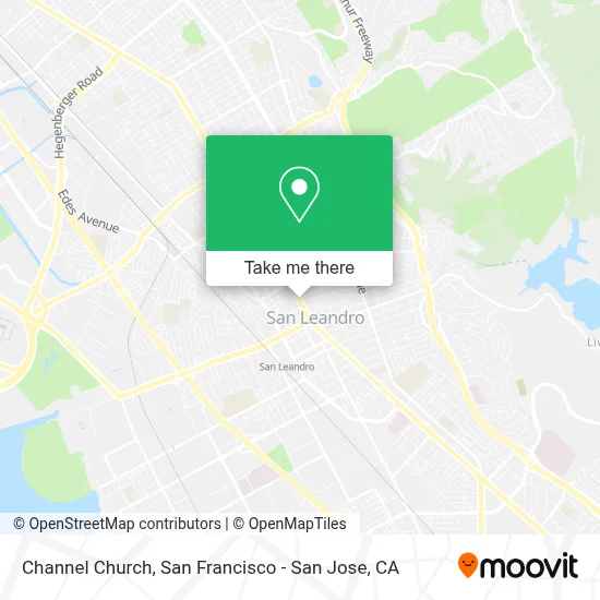 Channel Church map