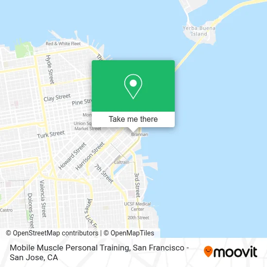 Mobile Muscle Personal Training map