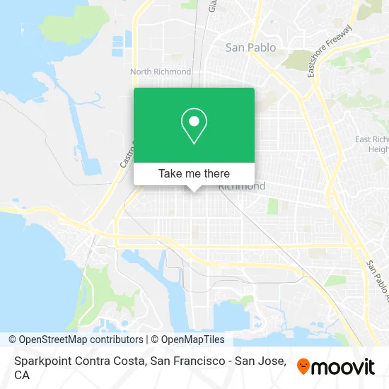 Sparkpoint Contra Costa map