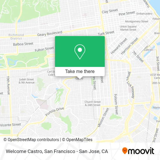 Welcome Castro map