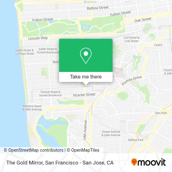 The Gold Mirror map