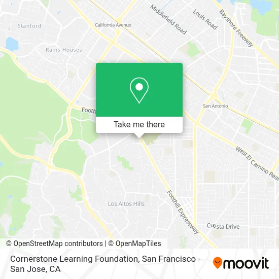 Cornerstone Learning Foundation map