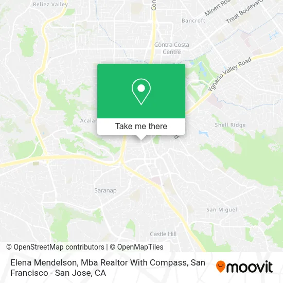 Elena Mendelson, Mba Realtor With Compass map