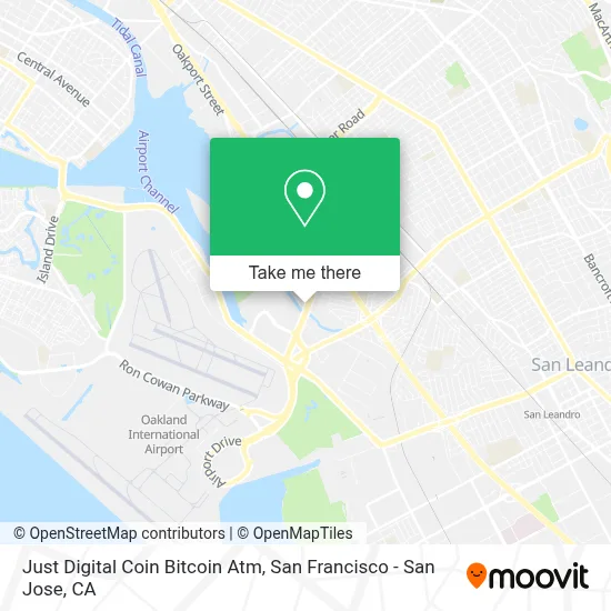 Just Digital Coin Bitcoin Atm map