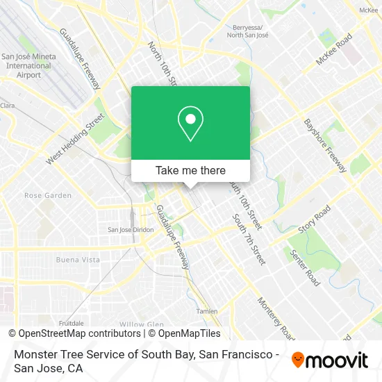 Monster Tree Service of South Bay map