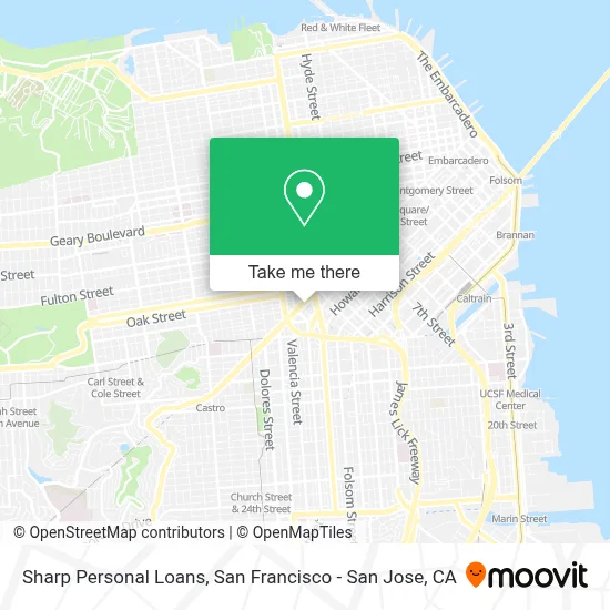 Sharp Personal Loans map