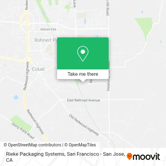 Rieke Packaging Systems map