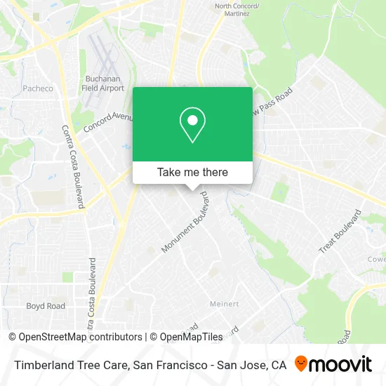 Timberland Tree Care map