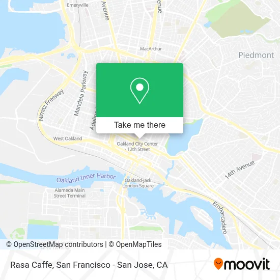 Rasa Caffe map