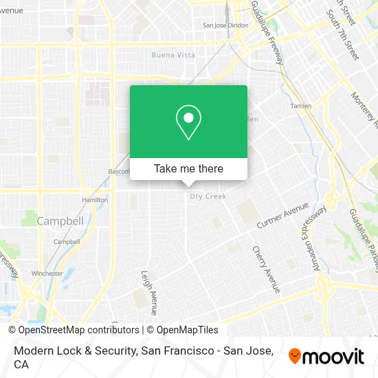 Modern Lock & Security map