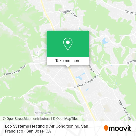 Eco Systems Heating & Air Conditioning map