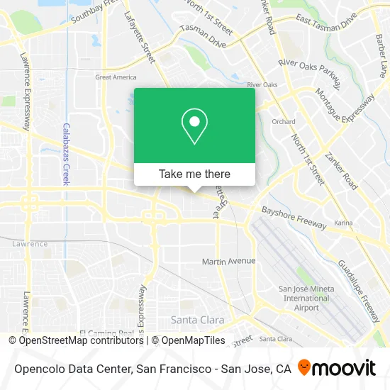 Opencolo Data Center map