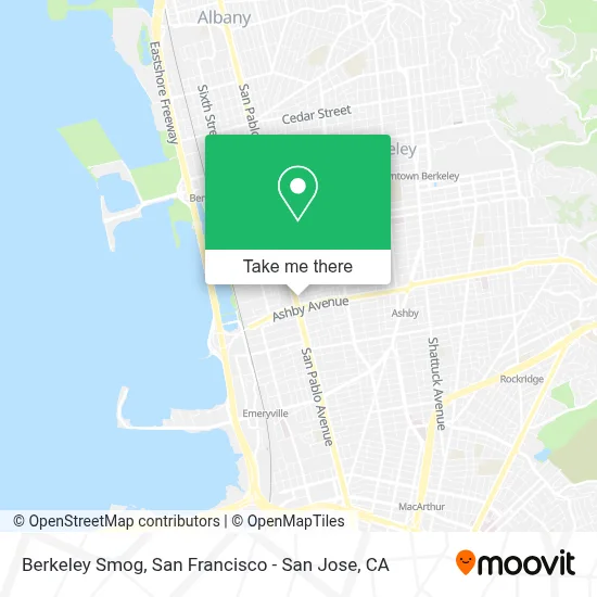 Berkeley Smog map