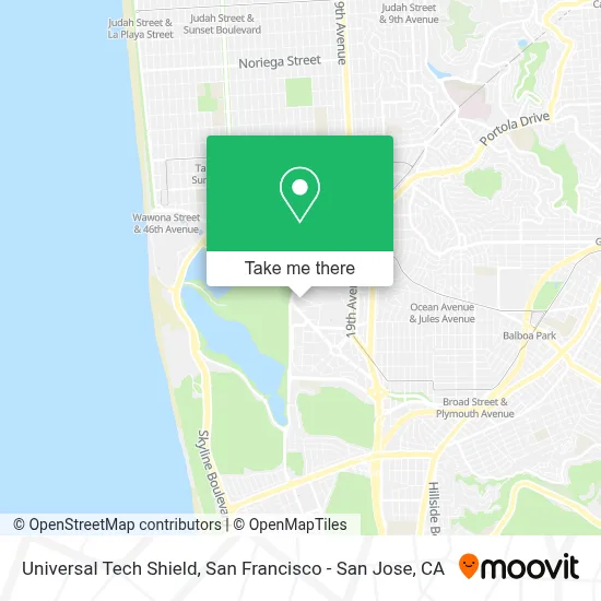 Universal Tech Shield map