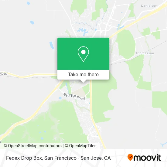 Fedex Drop Box map