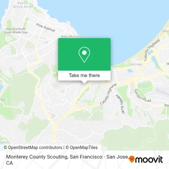 Monterey County Scouting map