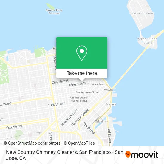 New Country Chimney Cleaners map