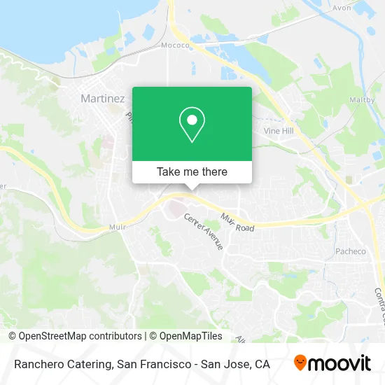 Ranchero Catering map