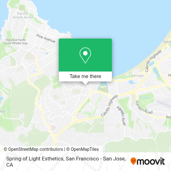 Spring of Light Esthetics map