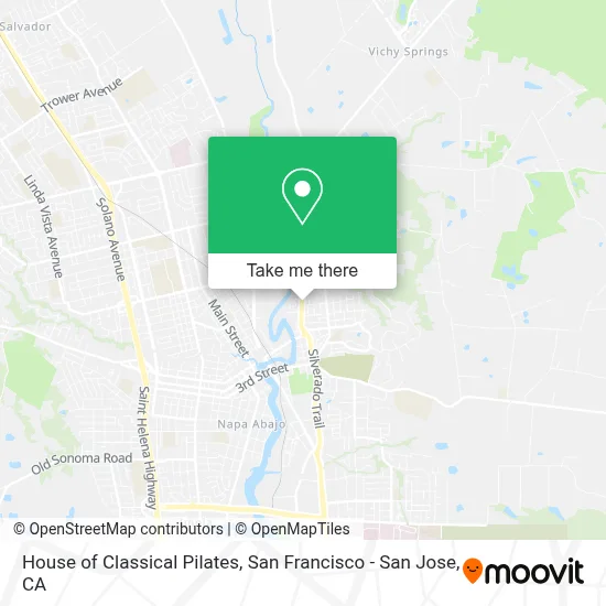 House of Classical Pilates map