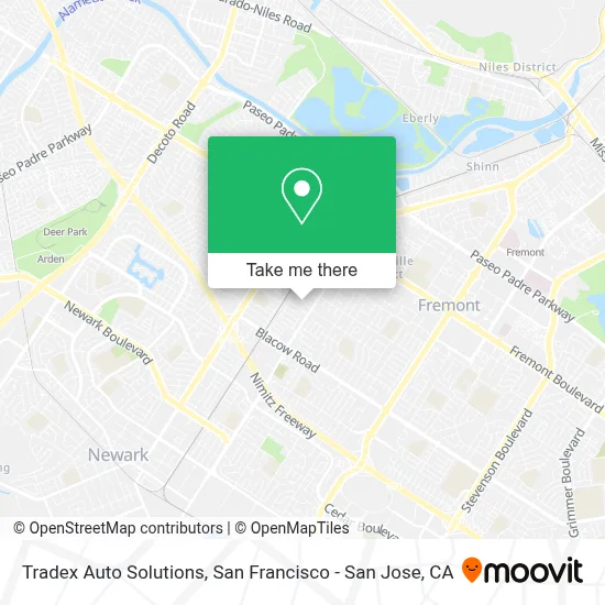 Tradex Auto Solutions map
