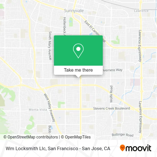 Wm Locksmith Llc map