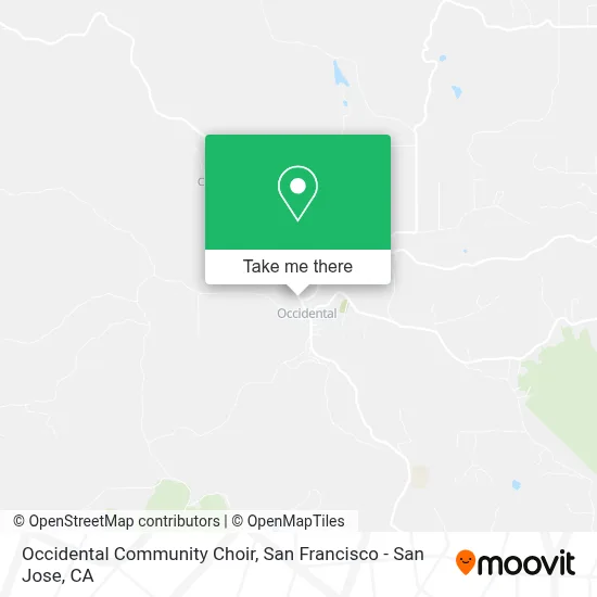 Occidental Community Choir map