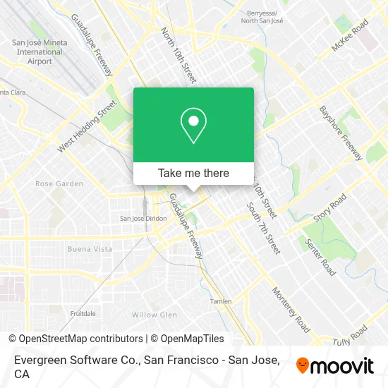 Evergreen Software Co. map