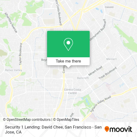 Security 1 Lending: David Chee map