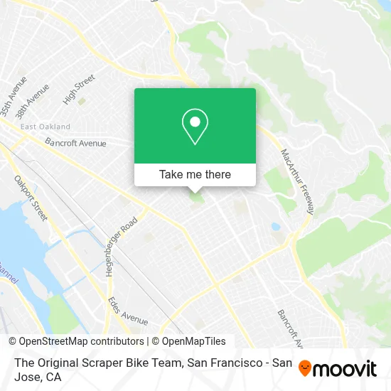 The Original Scraper Bike Team map