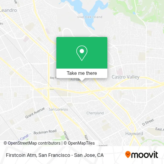 Firstcoin Atm map