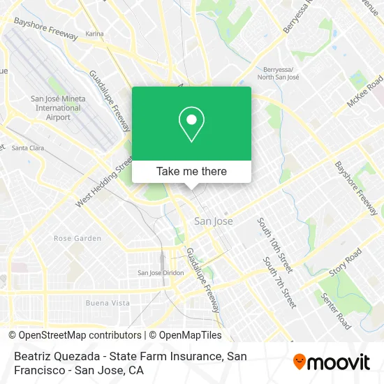 Beatriz Quezada - State Farm Insurance map