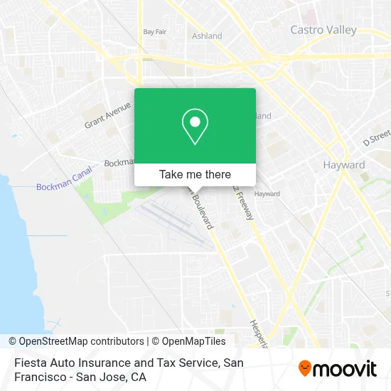 Fiesta Auto Insurance and Tax Service map