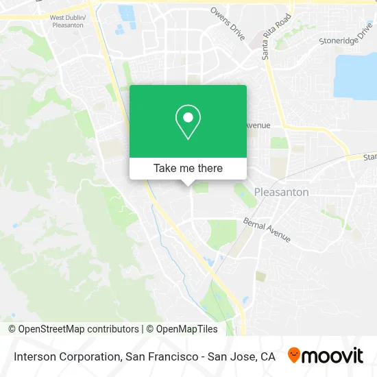 Interson Corporation map