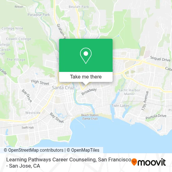Learning Pathways Career Counseling map