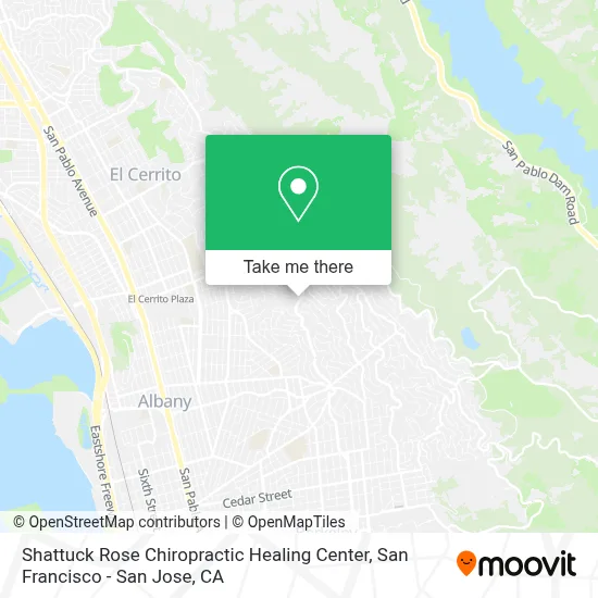 Shattuck Rose Chiropractic Healing Center map