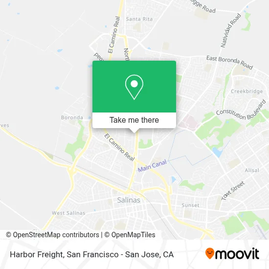 Harbor Freight map