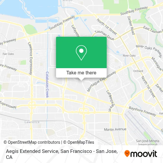 Aegis Extended Service map