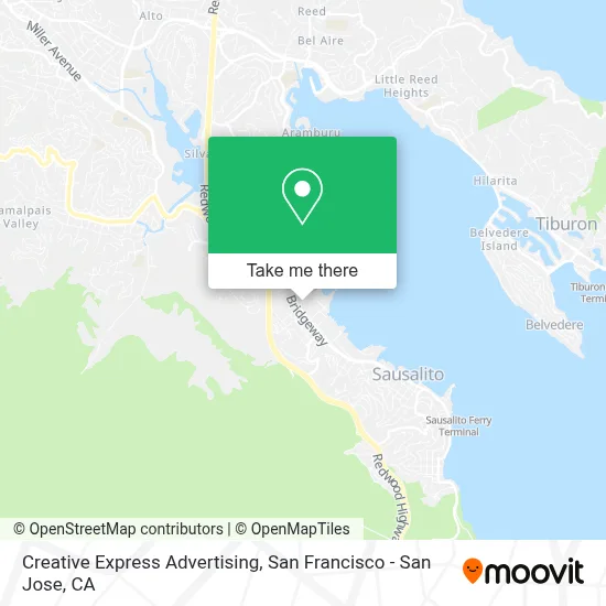Creative Express Advertising map