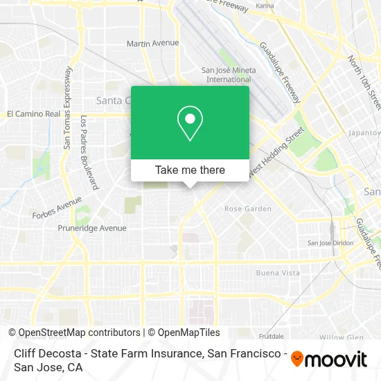 Cliff Decosta - State Farm Insurance map