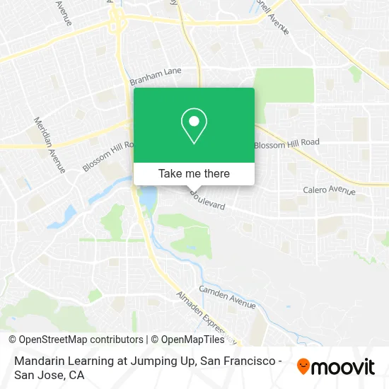Mandarin Learning at Jumping Up map