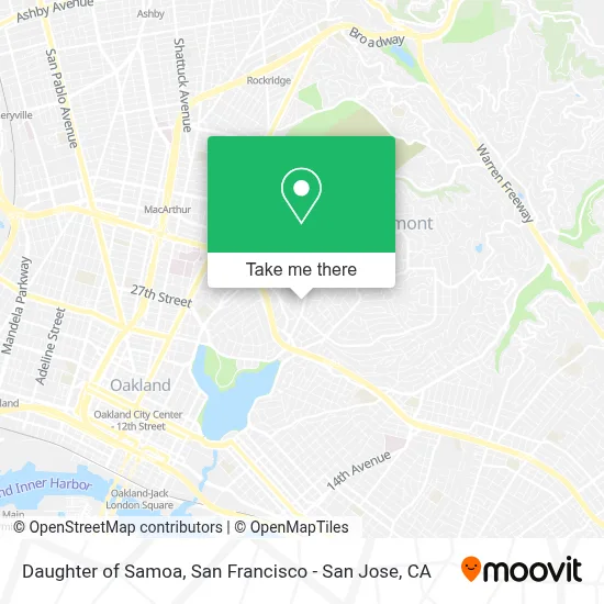 Daughter of Samoa map