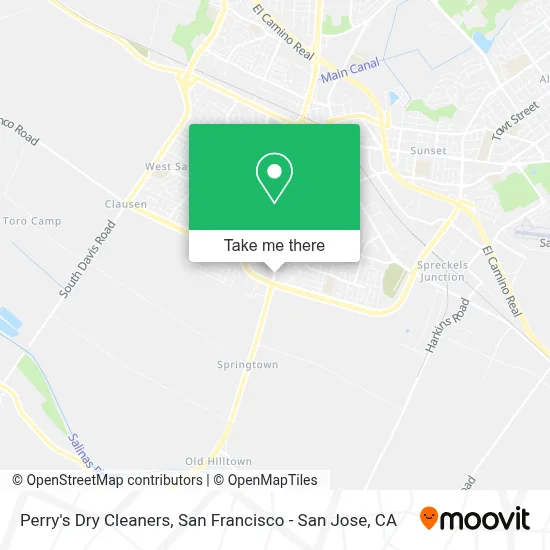Perry's Dry Cleaners map