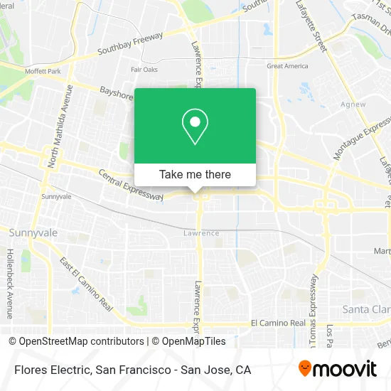 Flores Electric map