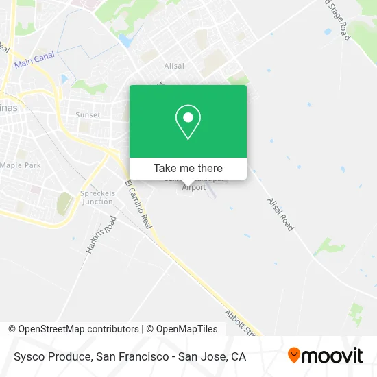 Sysco Produce map