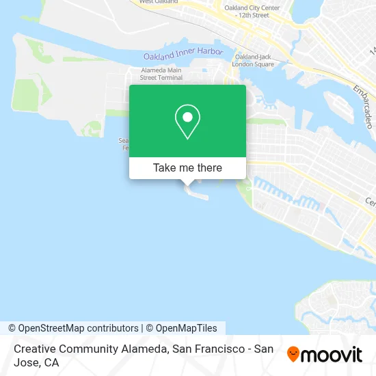 Creative Community Alameda map