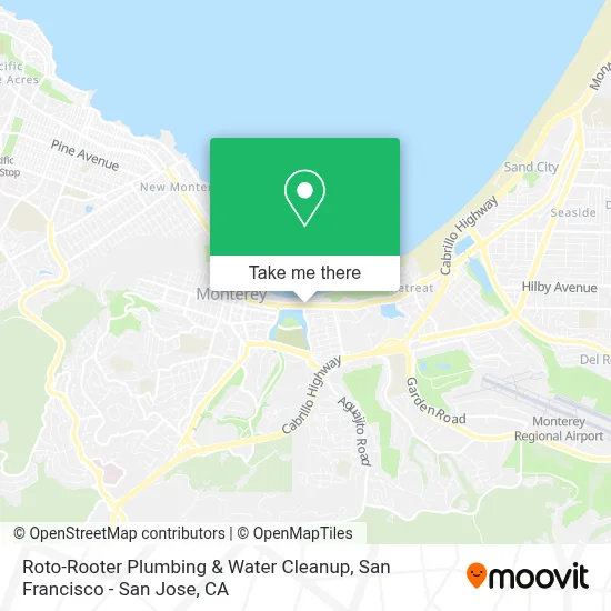 Roto-Rooter Plumbing & Water Cleanup map