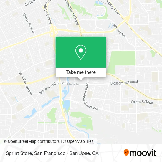 Sprint Store map