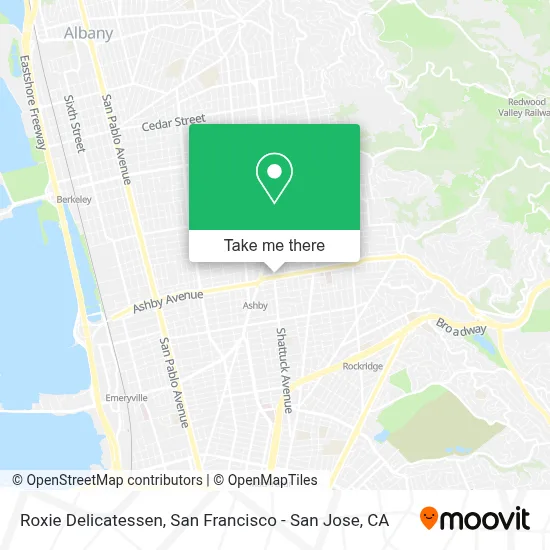 Roxie Delicatessen map