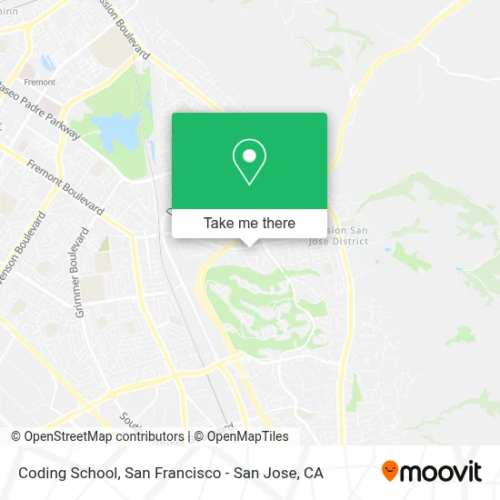 Coding School map
